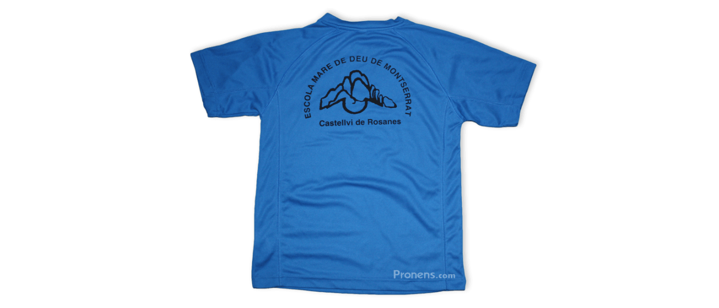 Fabricant de samarretes escolars tècniques esportives personalitzades per a escoles i clubs esportius