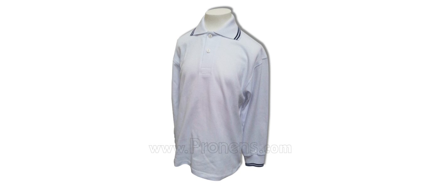Manufacturer of long sleeve school polo shirts for school uniforms.