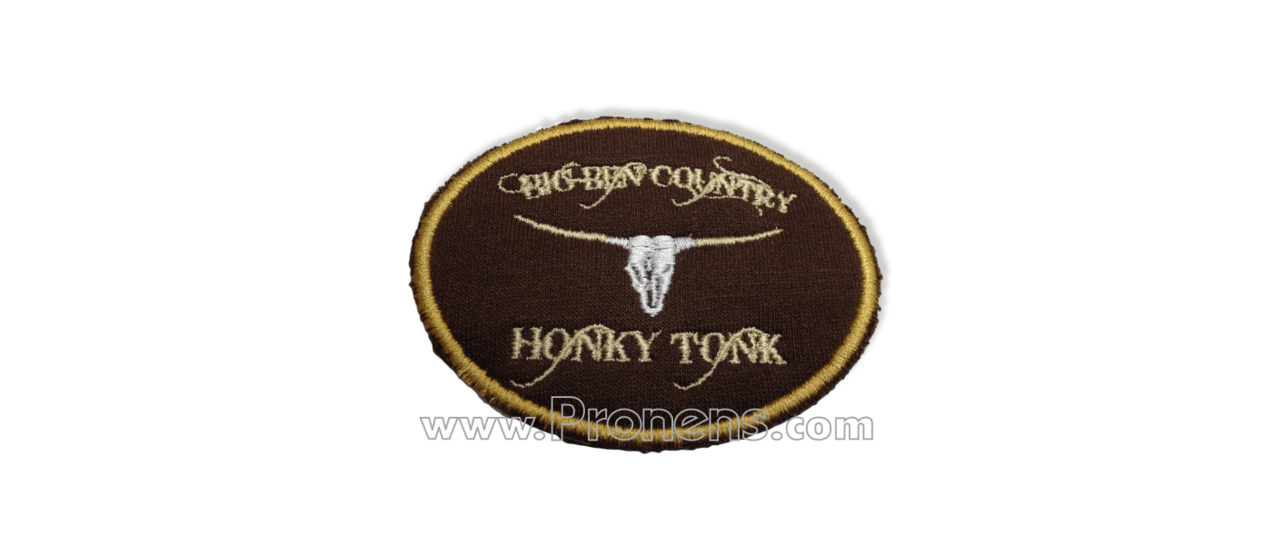 Fabricació de rètols brodats per a col·legis, escoles, clubs, universitats - Honky Tonk