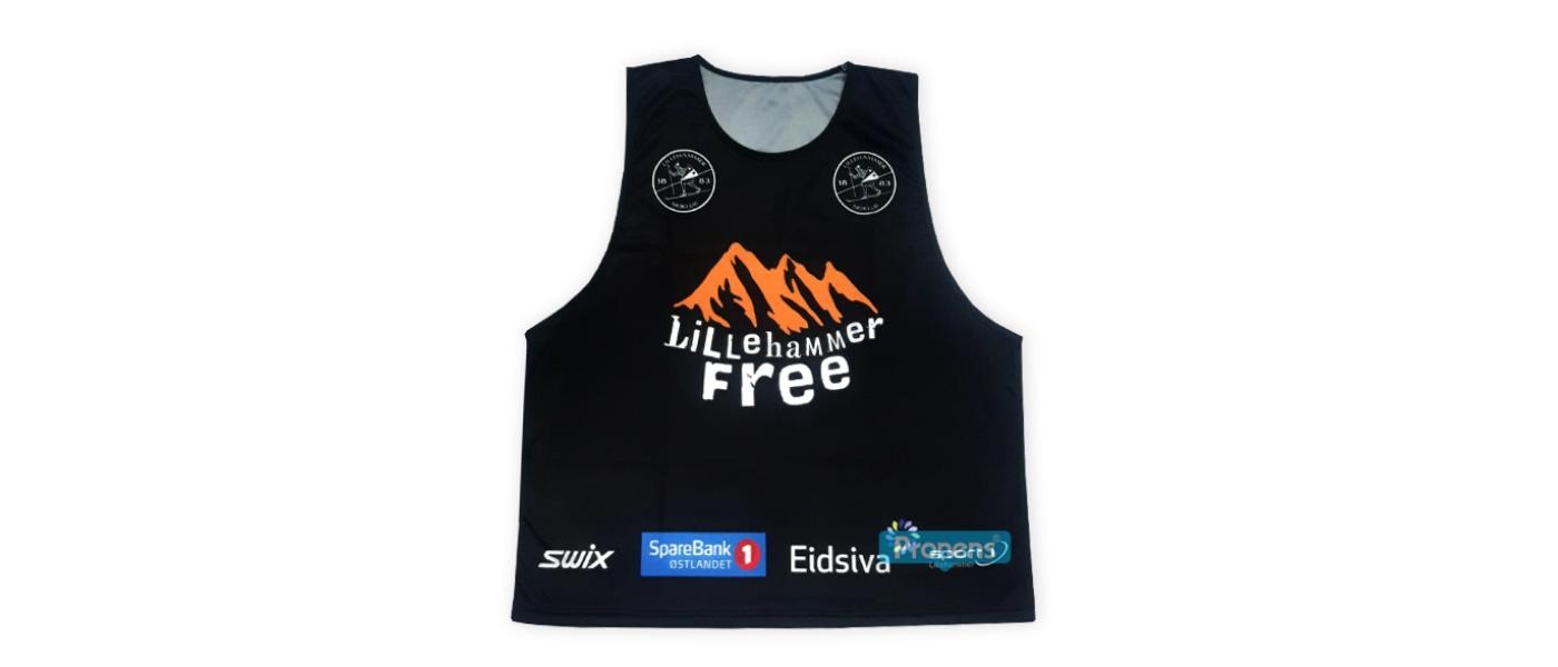 Fabricante de Dorsal de esquí personalizad con laterales cosidos para esport actiu