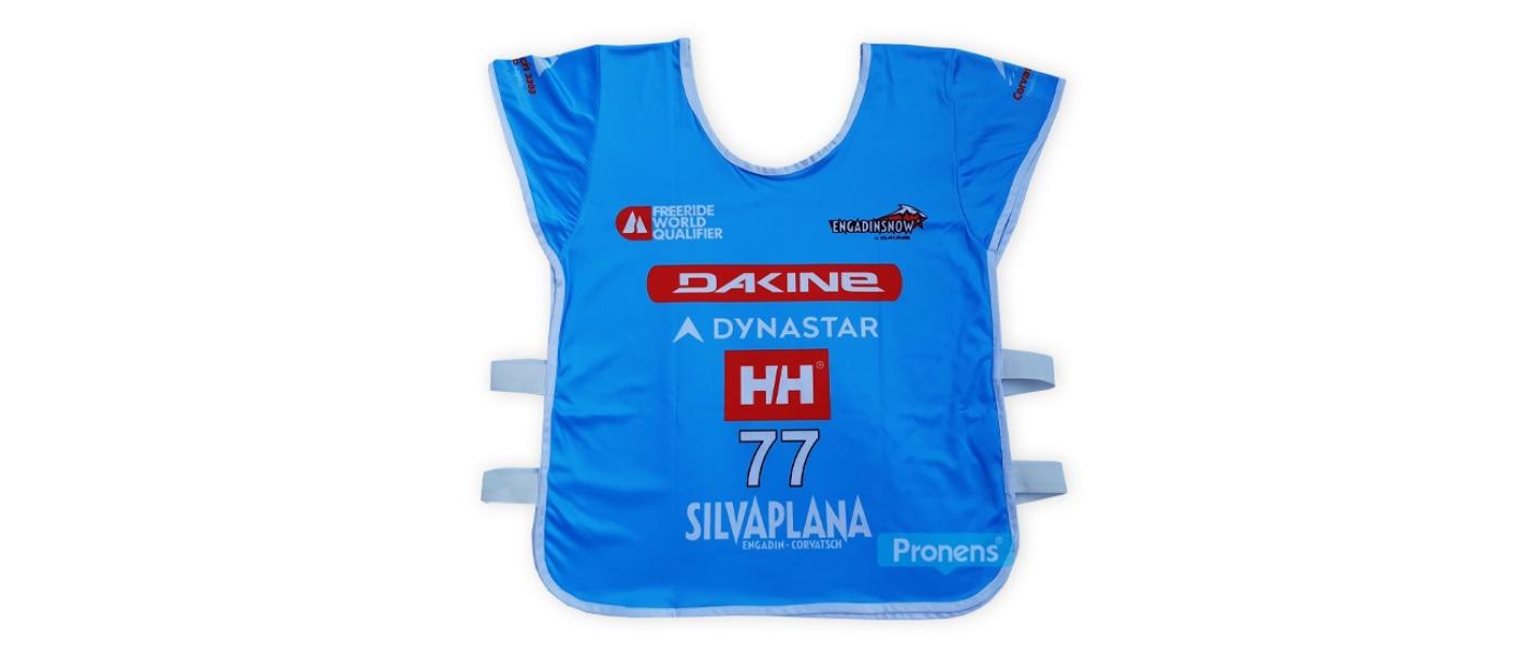 Fabricant Peto Dorsal Freeride Freestyle esquí i snowboard Halfpipe personalitzats per a competicions i clubs