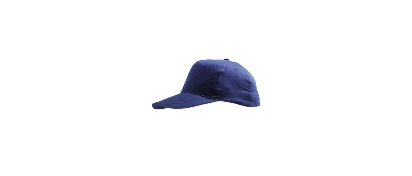 fabricant de casquettes scolaires enfantines personnalisées avec logo brodé bleu marine