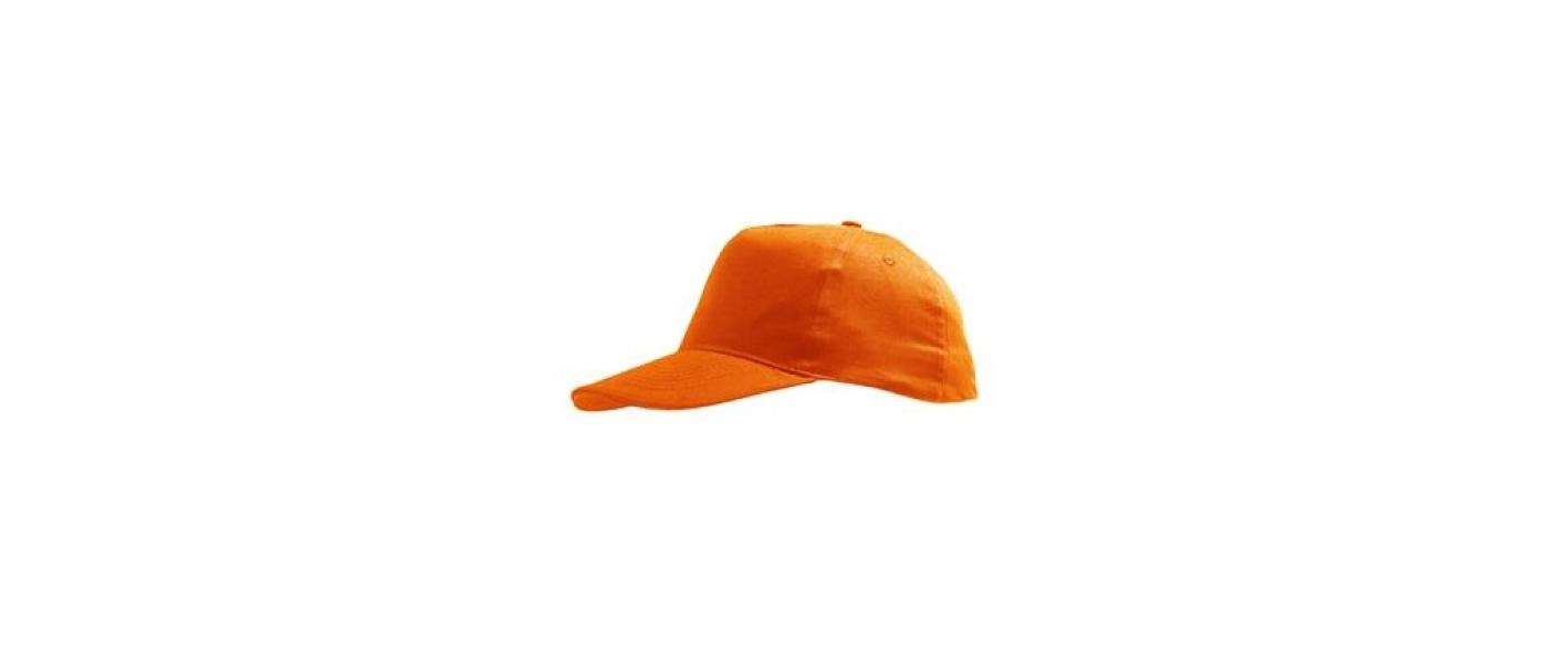 fabricant de casquettes scolaires pour enfants personnalisées avec logo brodé orange