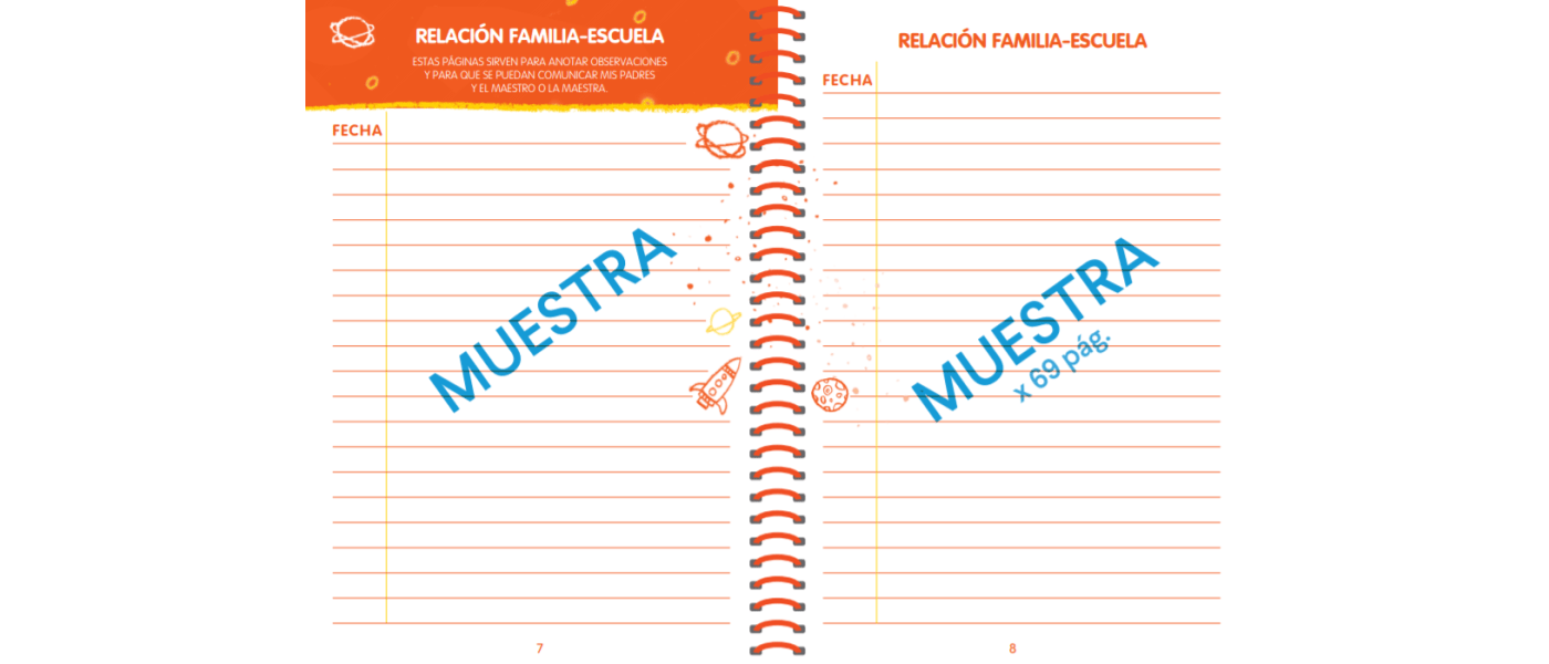 Personalized children's school agenda for nursery schools and preschools in the second cycle of early childhood education - family-school relationship