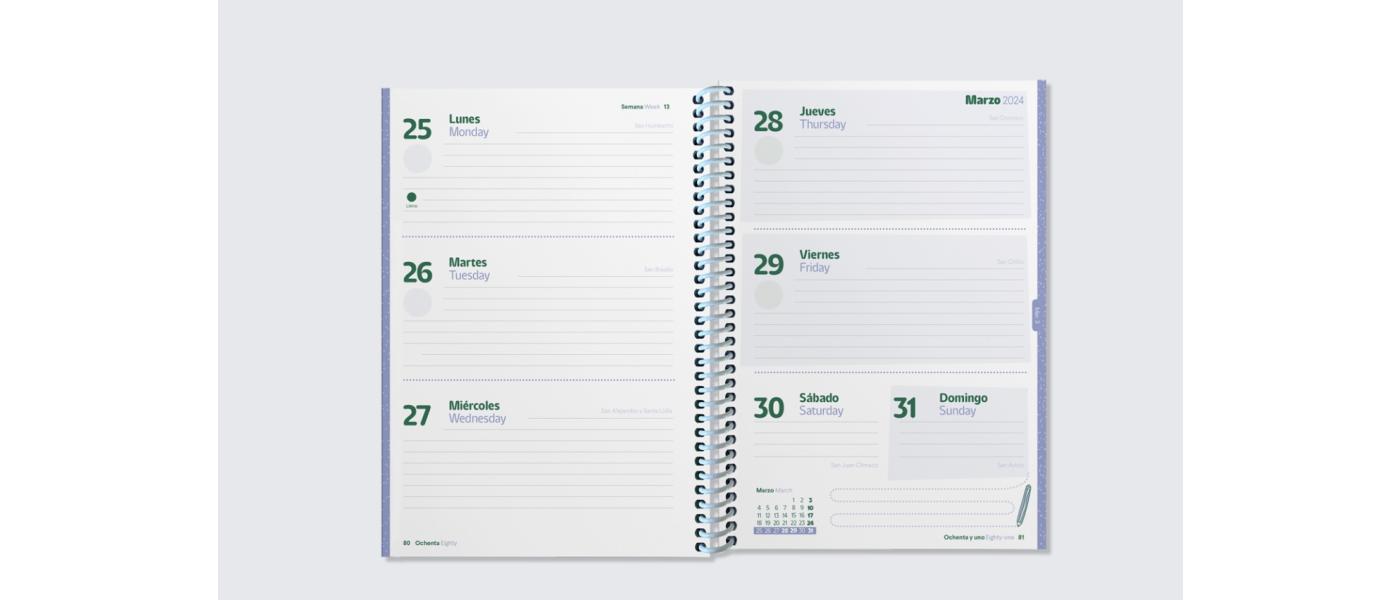 Fabricant d'agendes scolaires personnalisées pour écoles d'enseignement primaire 6-12 ans - espace jour