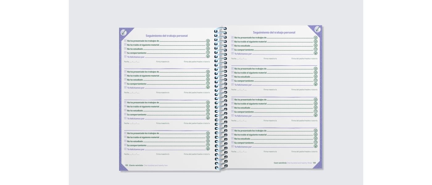 Fabricant d'agendas scolaires personnalisées pour les établissements d'enseignement primaire 6-12 ans - suivi du travail personnel