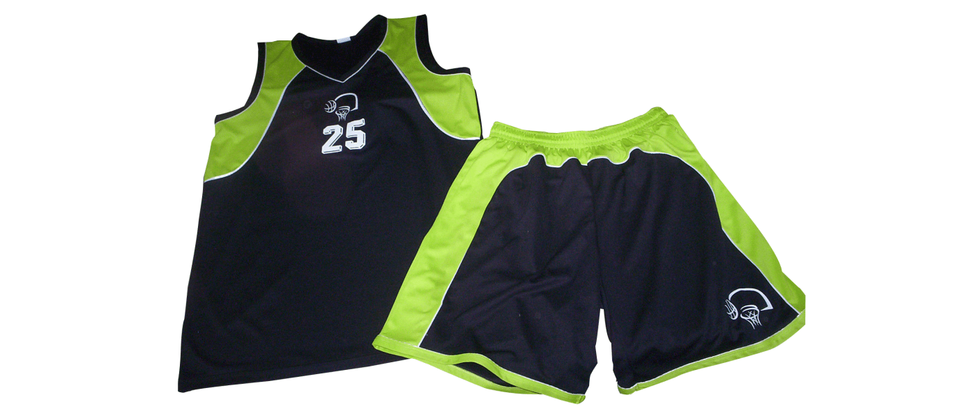 Maker of custom basketball sports uniforms for schools and sports clubs - model 06