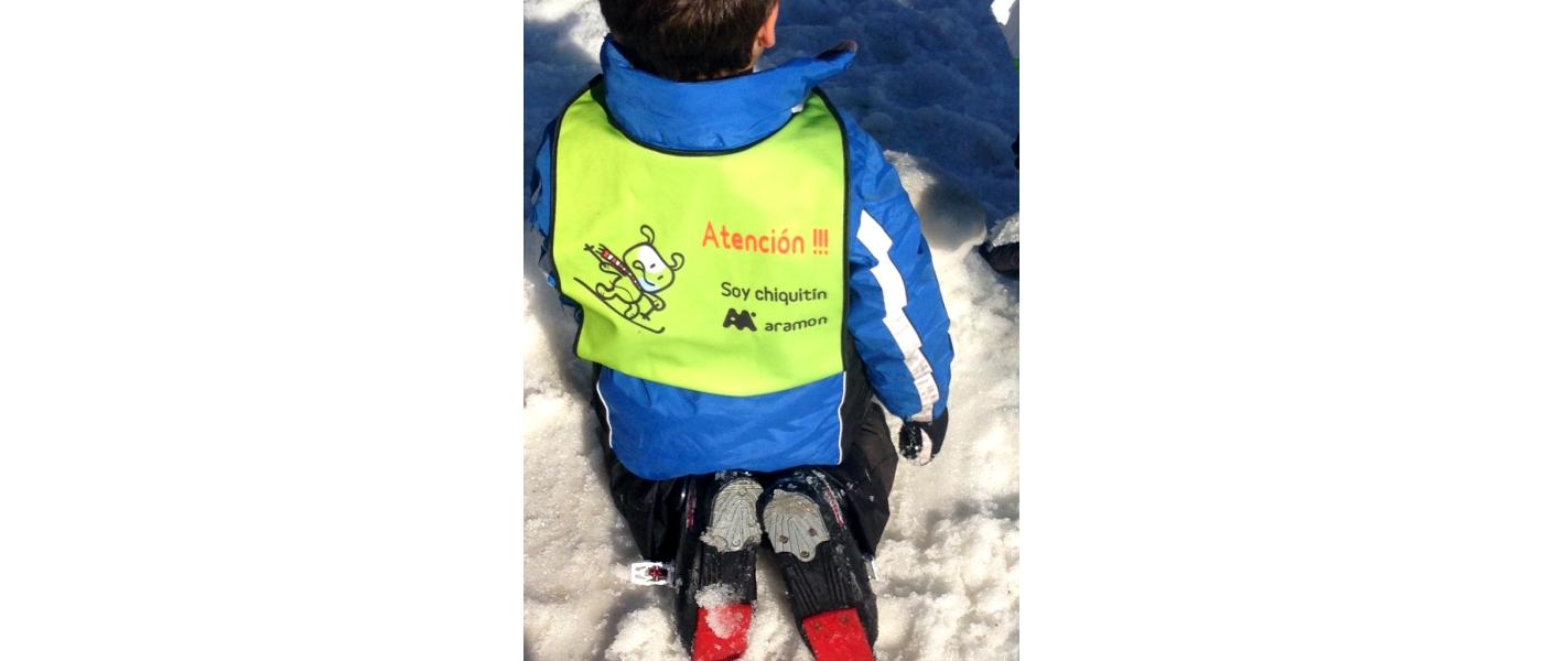 dossard de ski pour enfants pour stations de ski et clubs de ski