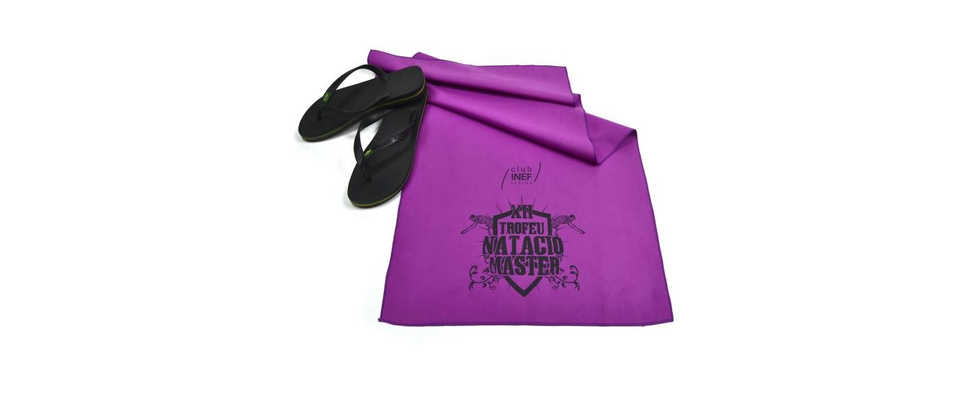 Serviette en microfibre sportive personnalisée pour clubs sportifs - Serviettes Microfibre Pronens