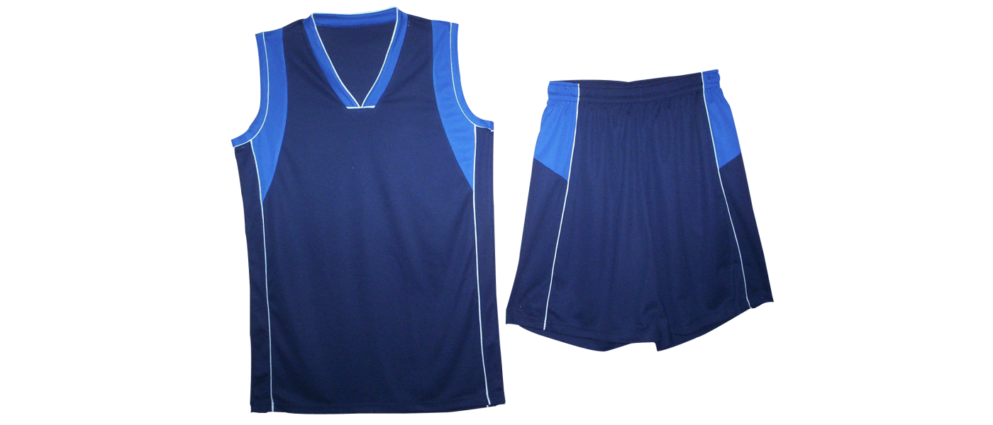 Manufacturer of personalized basketball sports uniforms for schools and sports clubs - model 03