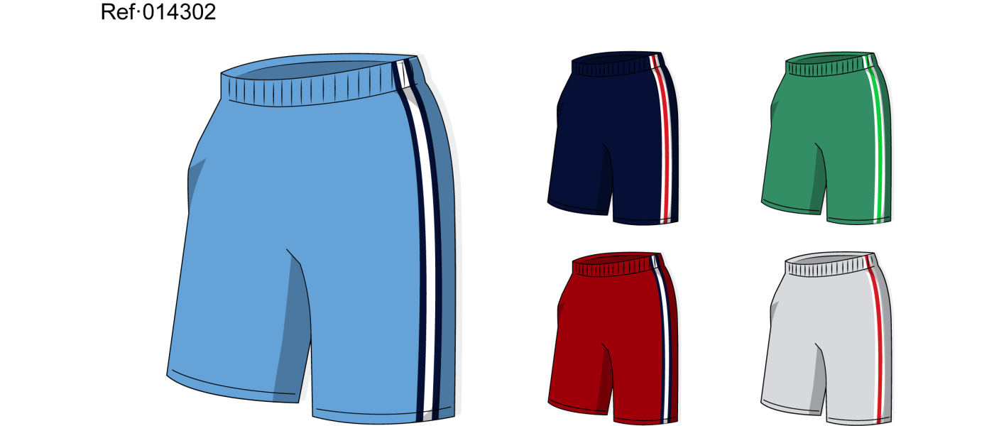 Fabricant de pantaló curt esportiu escolar de polièster per a escoles i clubs esportius - Ref.14302