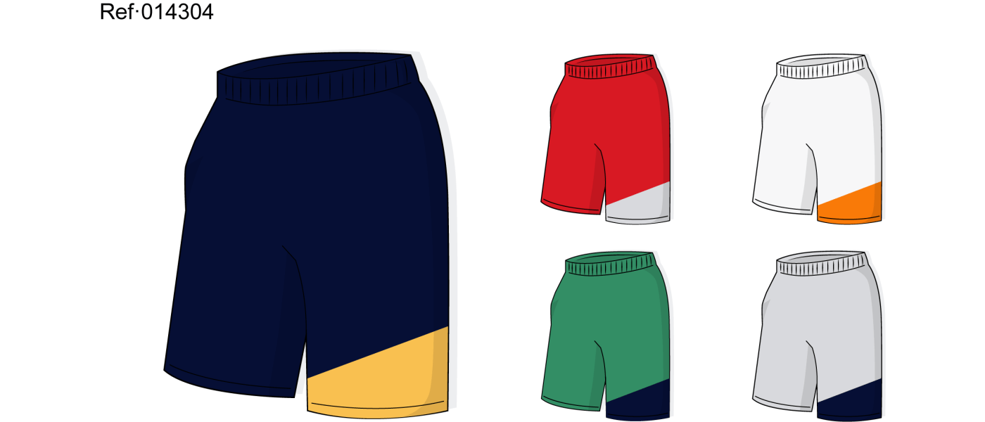 Fabricant de pantaló curt esportiu escolar de polièster per a escoles i clubs esportius - Ref.14304
