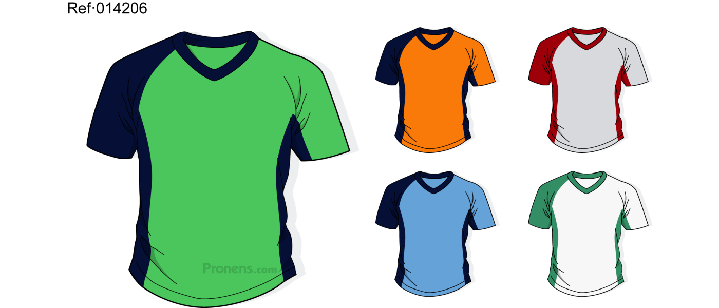 Fabricant samarreta escola personalitzada ref014206 - Uniformes samarretes escolars Pronens