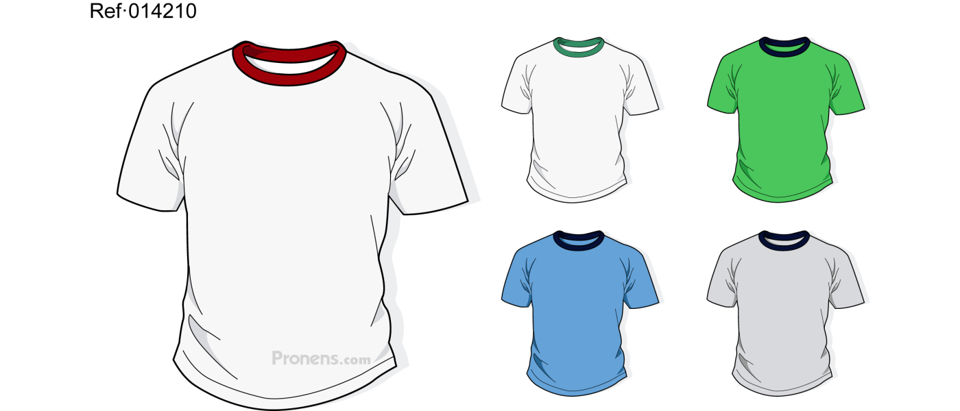 Samarreta escolar per a uniformes escolars Ref.014210 - Samarretes escola Pronens