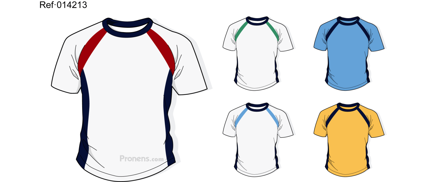 Samarreta col·legi personalitzada per a uniformes escolars Ref.014213 - Samarretes escolars Pronens