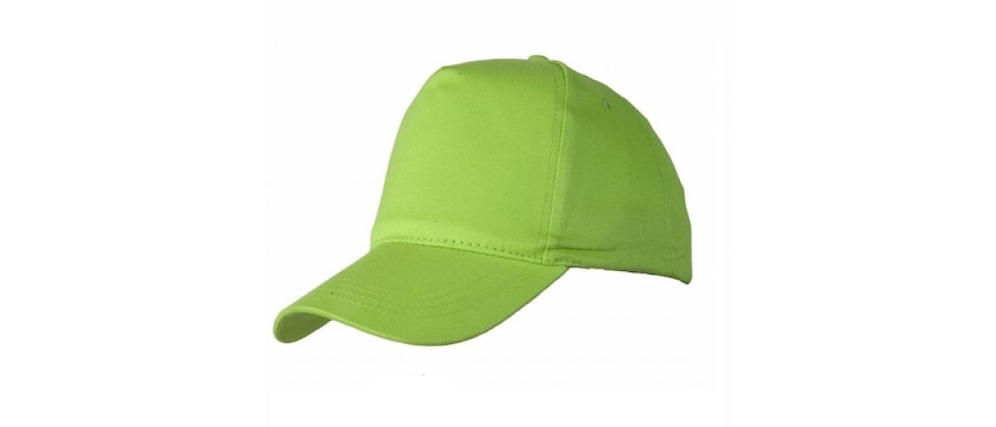fabricant de casquettes enfantines scolaires personnalisées avec logo brodé vert pistache