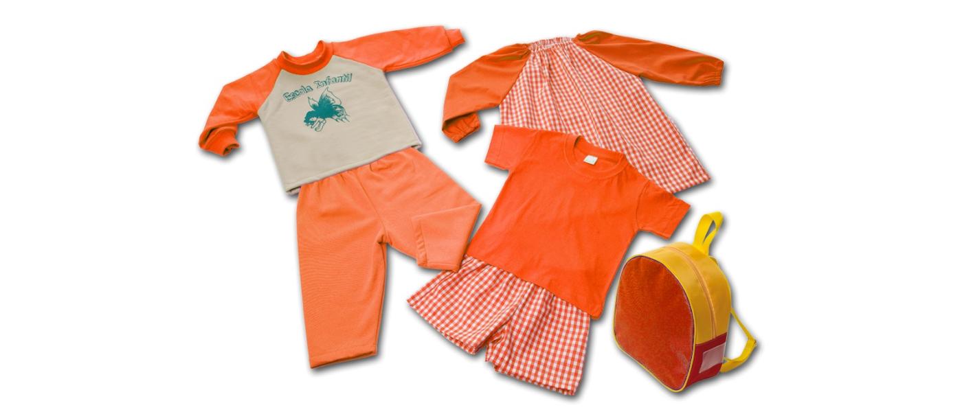 Kit scolaire maternelle orange - Uniformes maternelle Pronens
