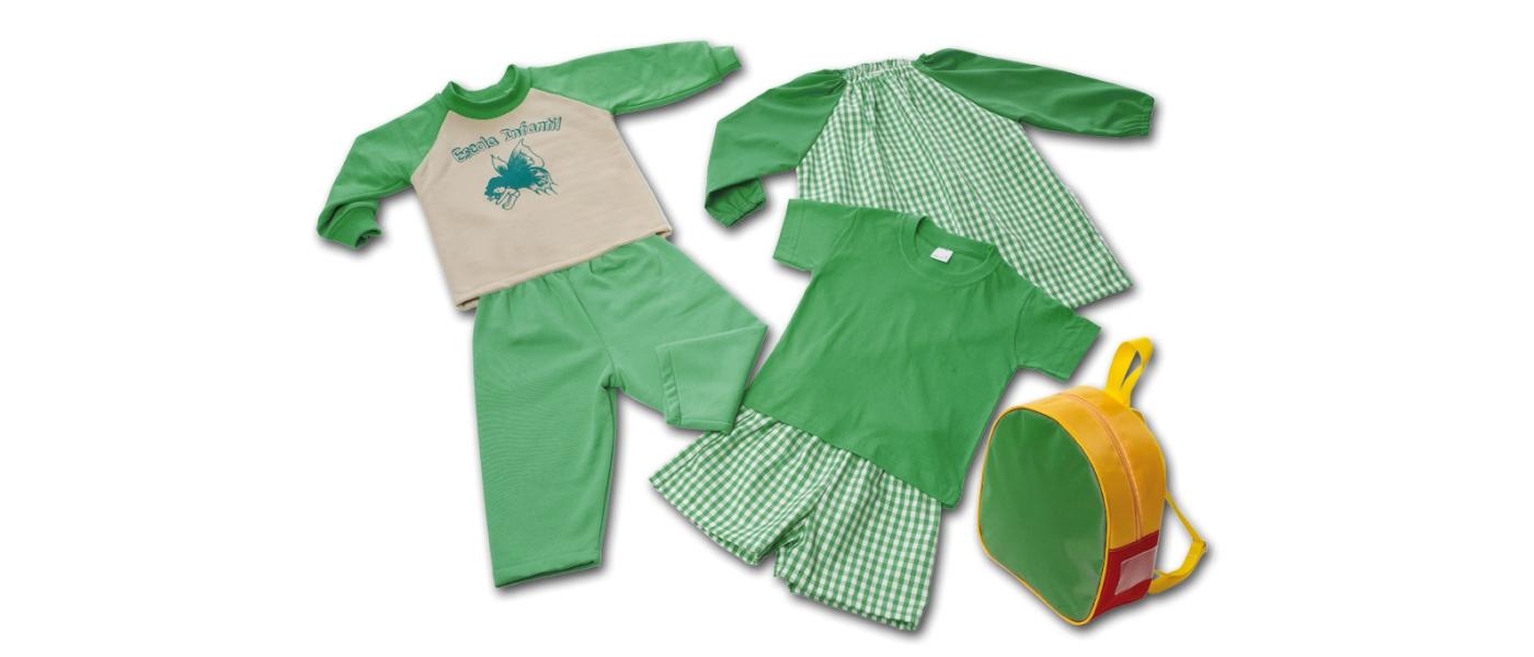Kit scolaire maternelle vert (hors stock) - Uniformes maternelle Pronens