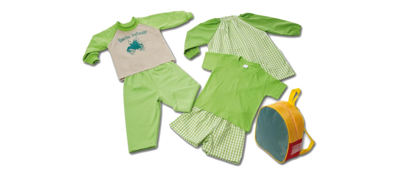 Fabricant Kit scolaire crèche pistache - Uniformes crèche Pronens