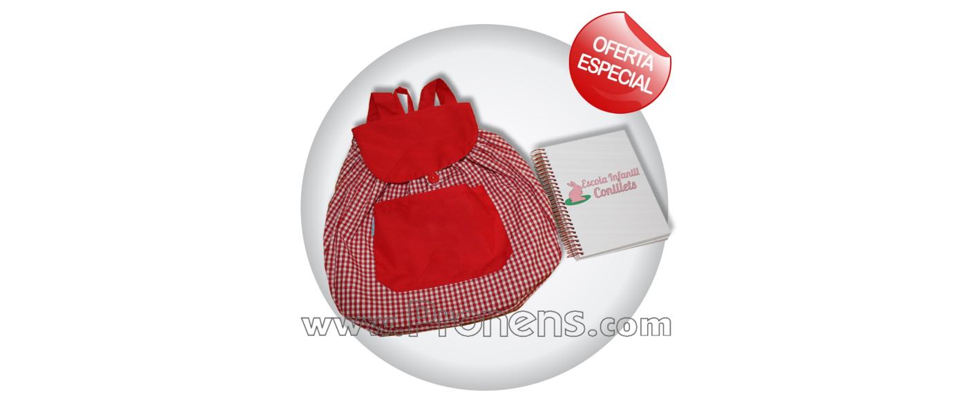 Promotion Pack inscription pour garderies, agenda garderie et sac à dos en tissu