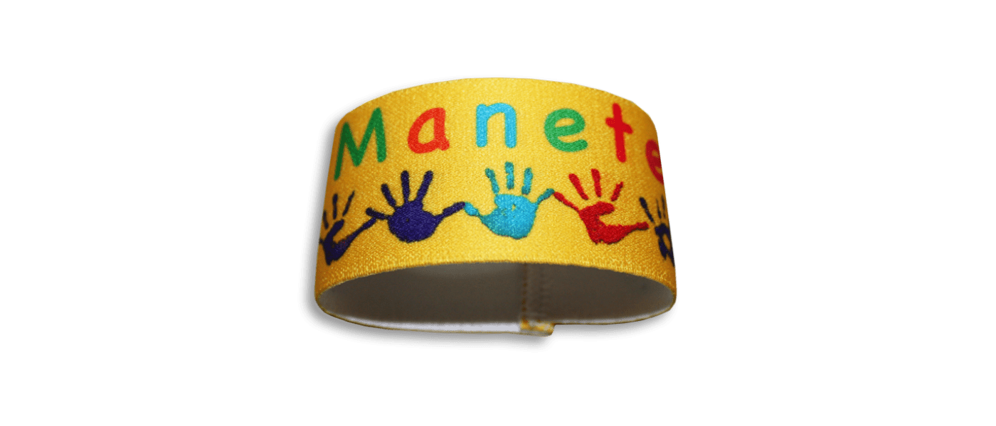 Fabricante pulsera elástica personalizada - escuela infantil les manetes