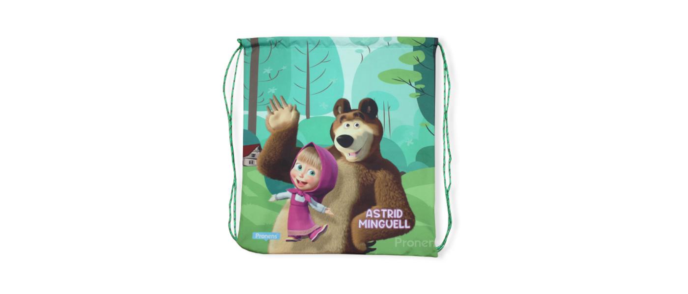 Fabricant de bossa motxilla saquet de llar d'infants de teixit polièster