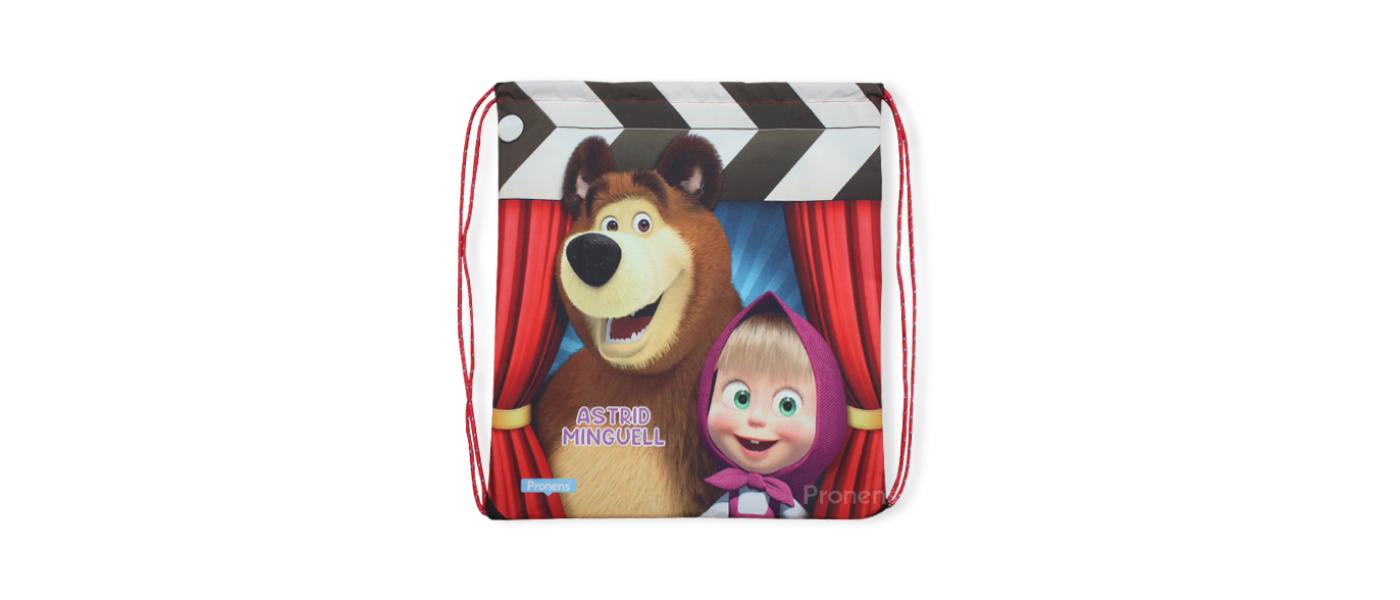 Fabricant de bossa motxilla de tela per a escola bressol en teixit polièster