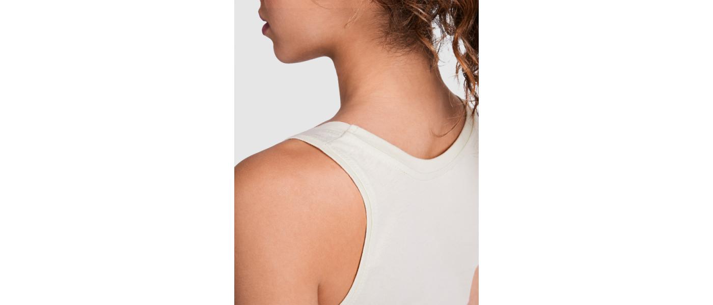 Fabricant de samarreta de tirants dona personalitzada - detall esquena