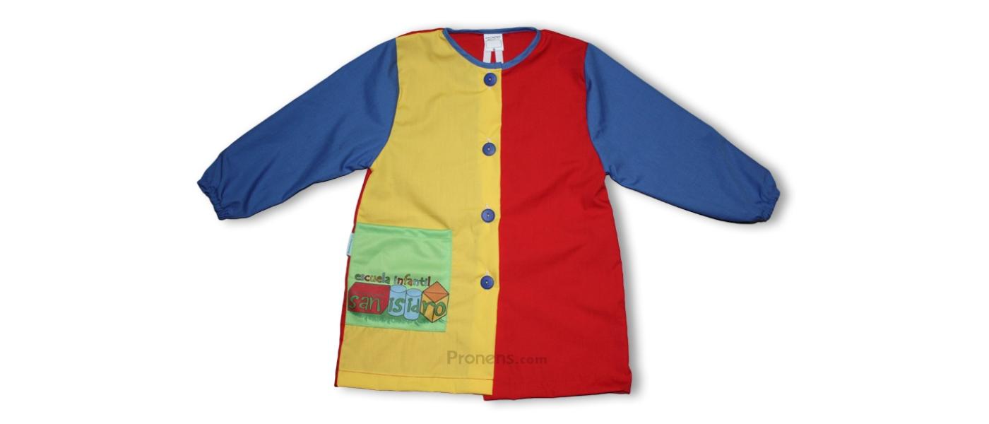 Fabricant de blouses tabliers scolaires garderie modèle boutons promotion 003