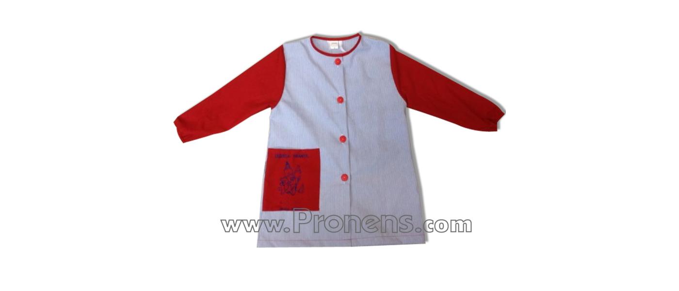 Fabricant de blouses tabliers scolaires crèche modèle boutons promotion 004