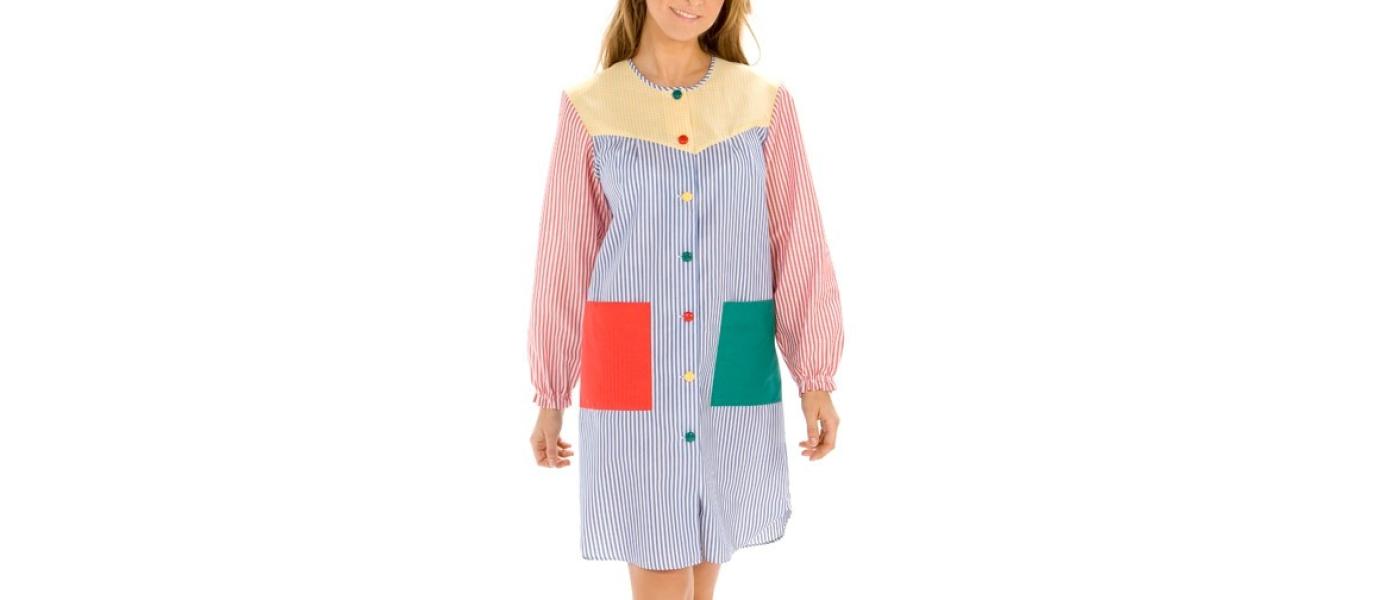 Manufacturer of personalized teacher's apron for early childhood education - Pronens Patchwork.