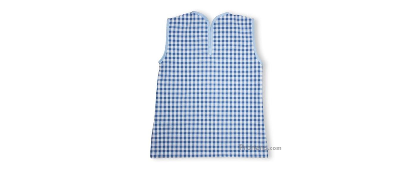 Fabricant barnús escolars de guarderia sense mànigues personalitzades - esquena escot