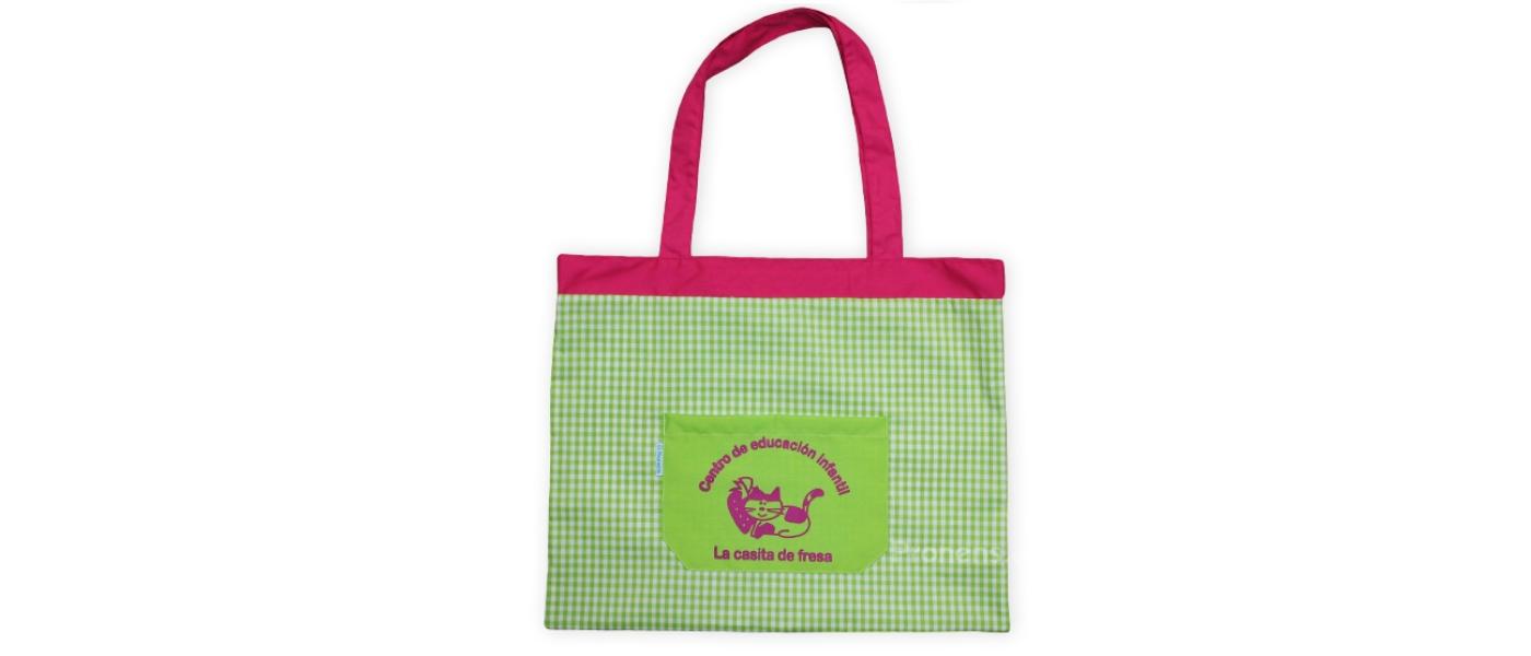 Fabricant bossa de guarderia per guardar el canvi de recanvi - vichy