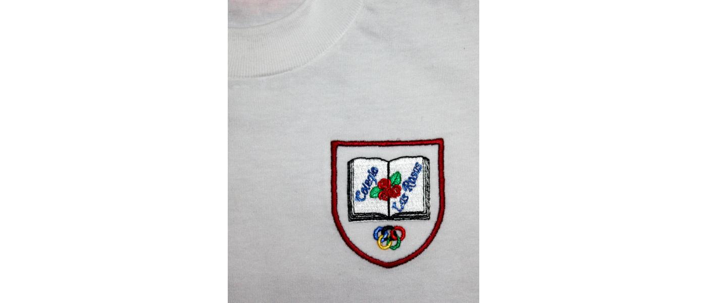 Fabricant de t-shirts scolaires garderie blanches personnalisées 001