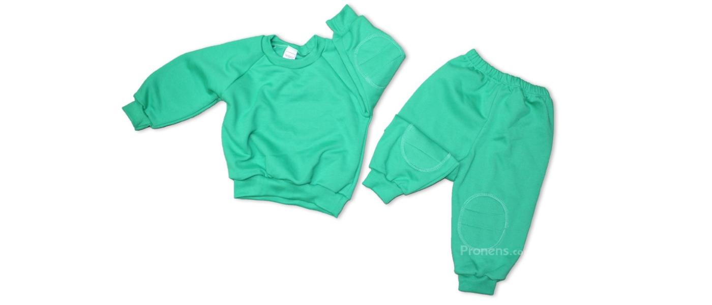Manufacturer personalized basic green school daycare tracksuits