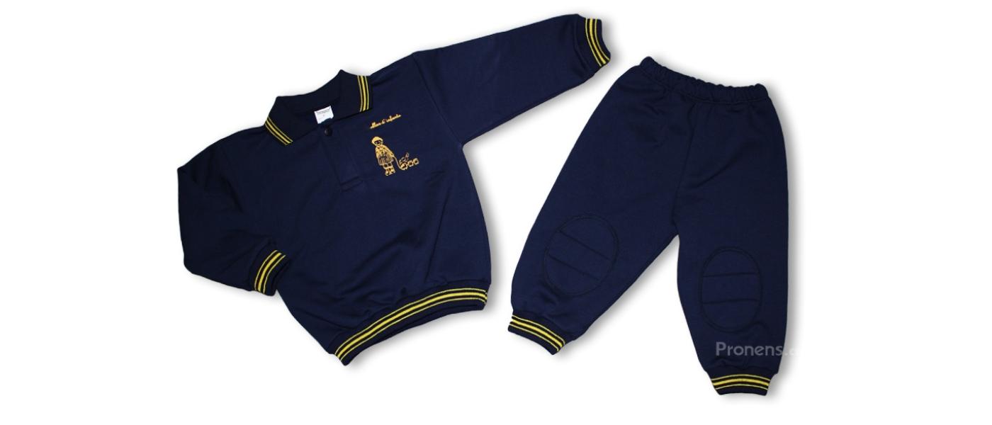 Fabricant de survêtements scolaires pour maternelle polo avec élastiques personnalisés 001