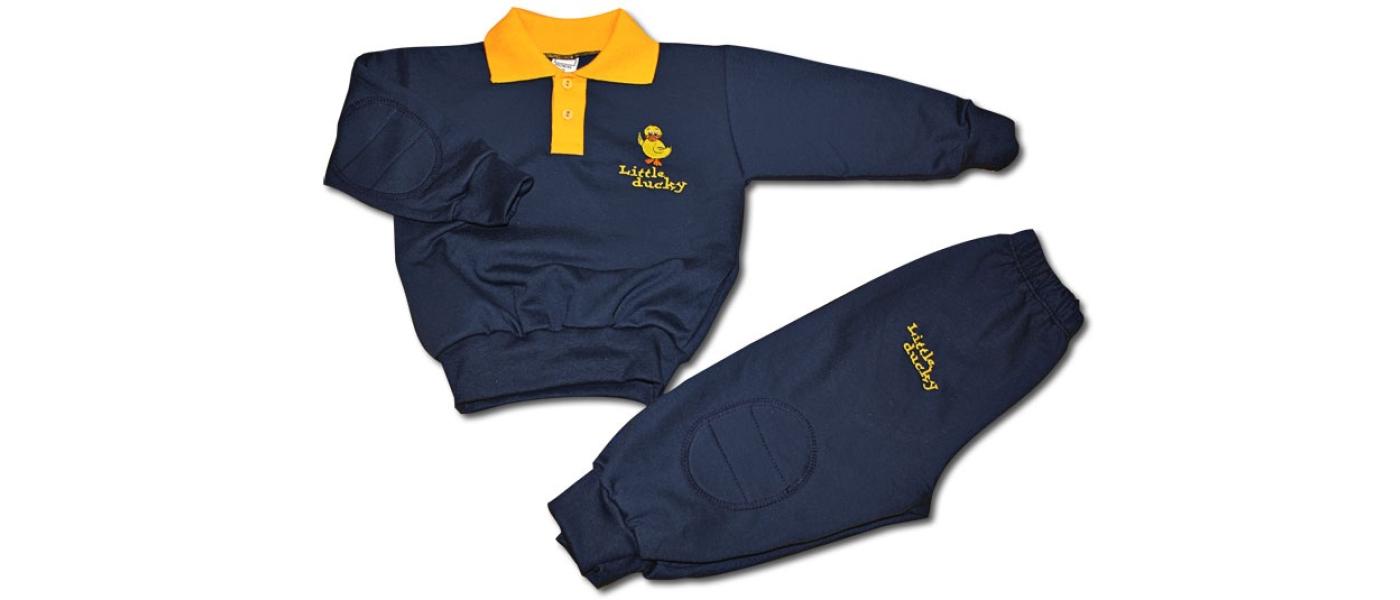 Fabricant de survêtements scolaires pour maternelle polo avec élastiques personnalisés 004