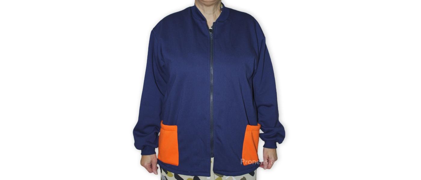 Fabricant de jaqueta de felpa amb cremallera personalitzada per a uniformes d’educadora infantil - model