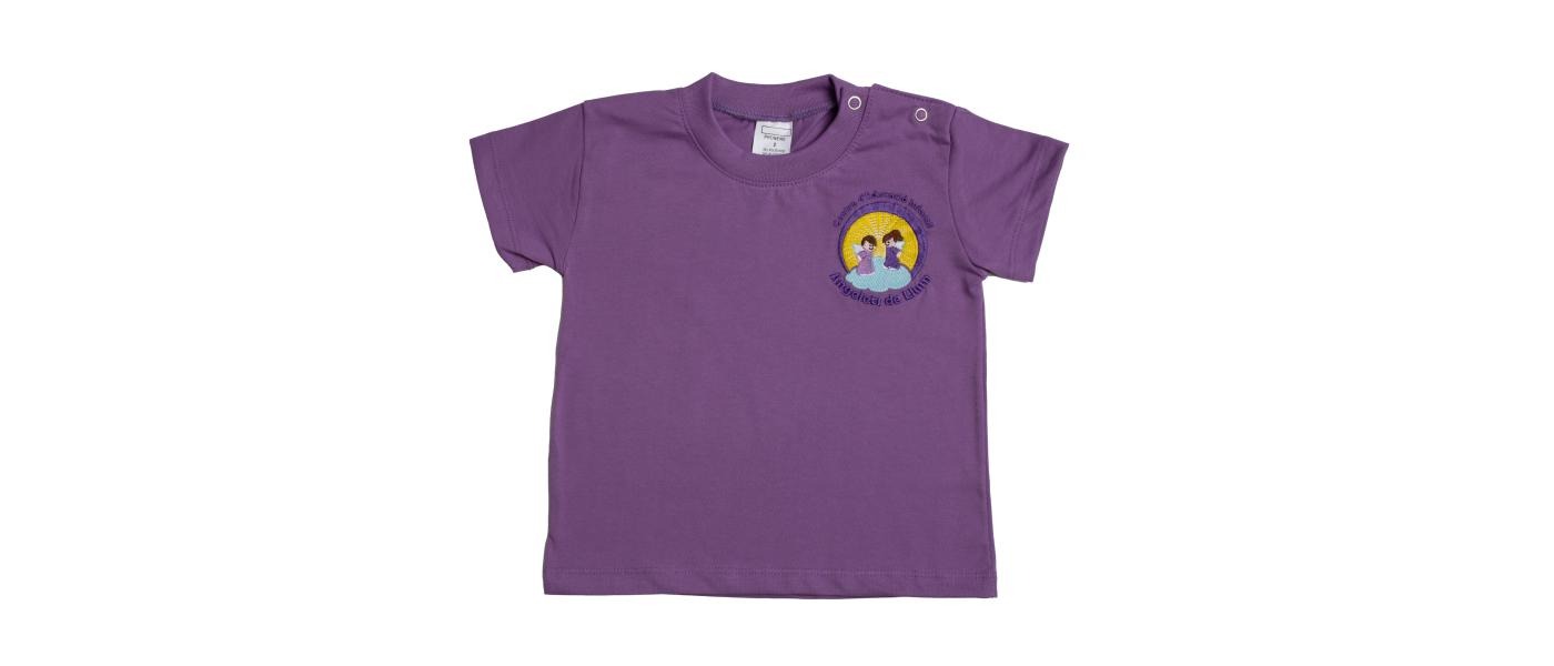 Fabricant de t-shirts scolaires pour garderie en couleurs personnalisées - attaches
