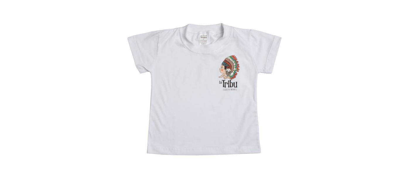 Fabricant de t-shirts scolaires garderie blanches personnalisées 005