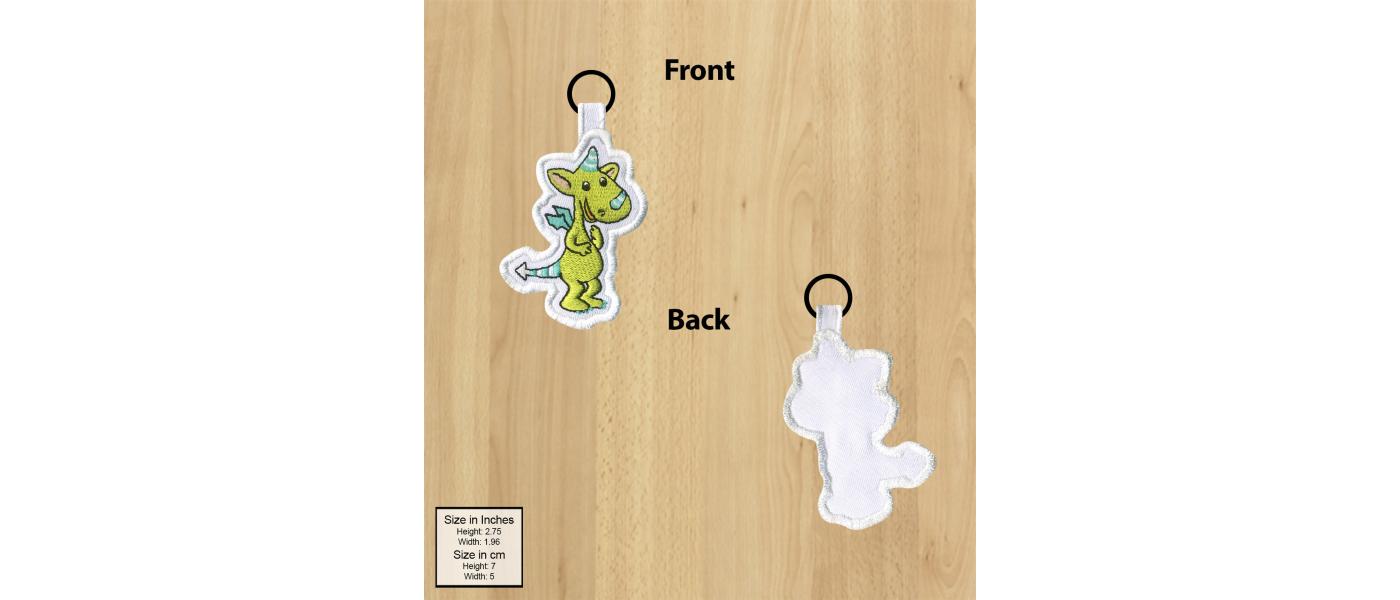 Fabricant de porte-clés brodé personnalisé avec votre logo