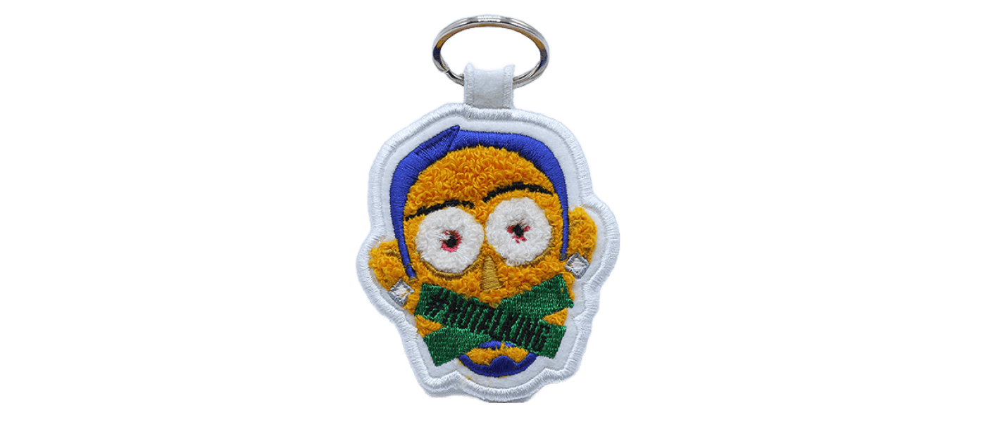 Fabricant de porte-clés brodé personnalisé avec votre logo - Poupée