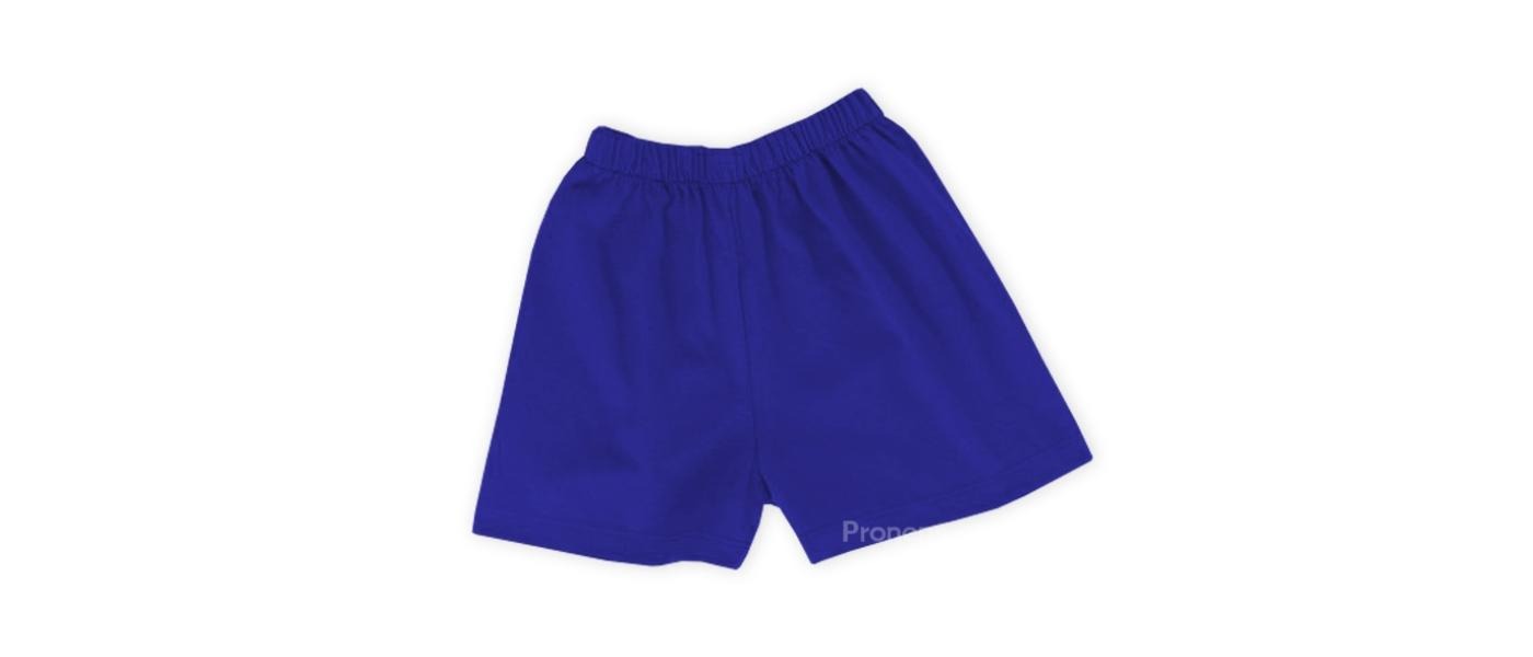 Fabricant pantaló curt cotó uniforme guarderia - blau royal