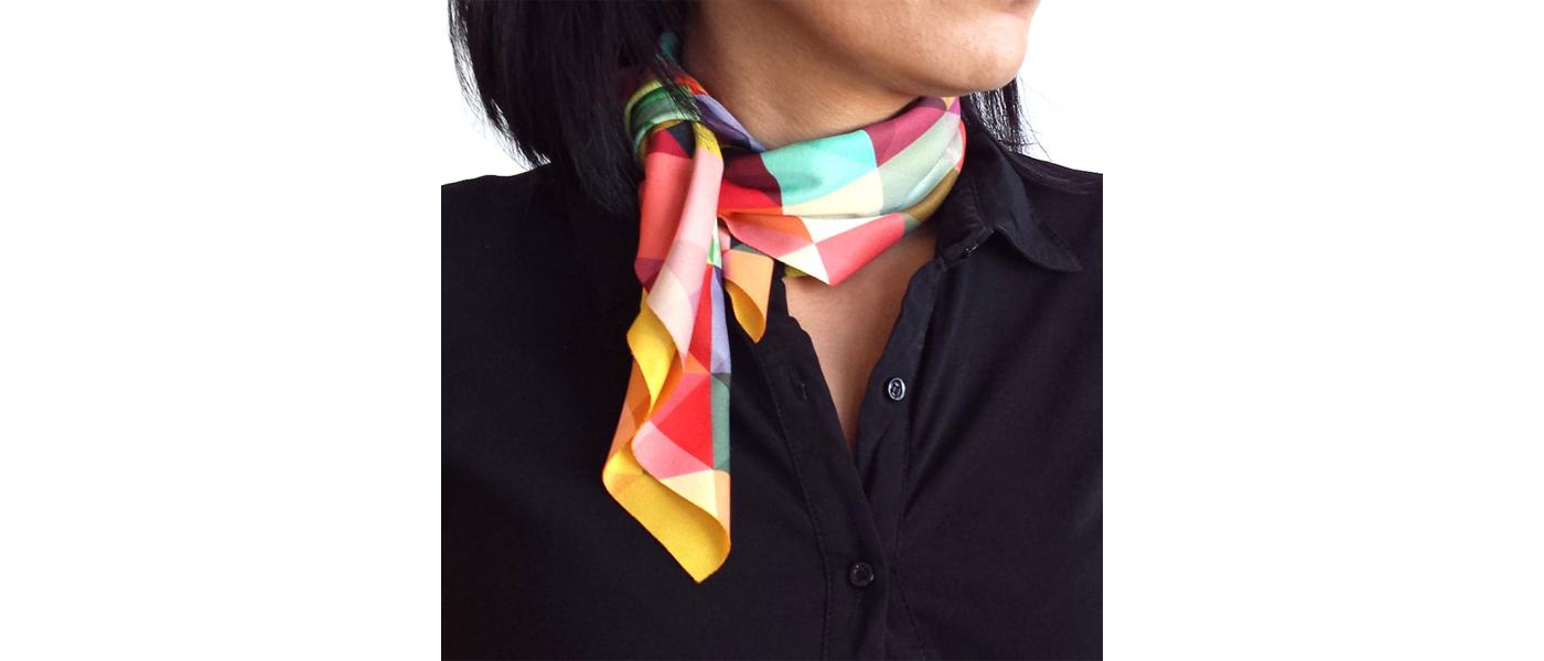 Fabricant de mocador foulard uniforme personalitzat a tot color - model