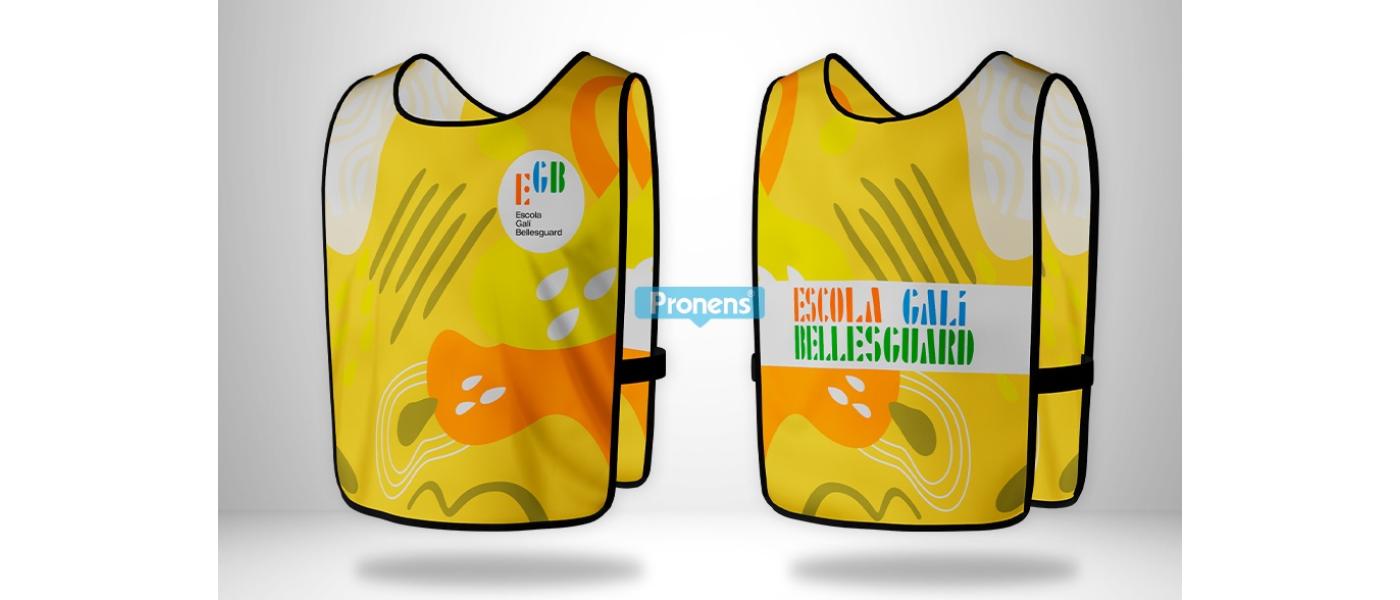 Peto identificativo escolar de poliéster personalizado para Colegios