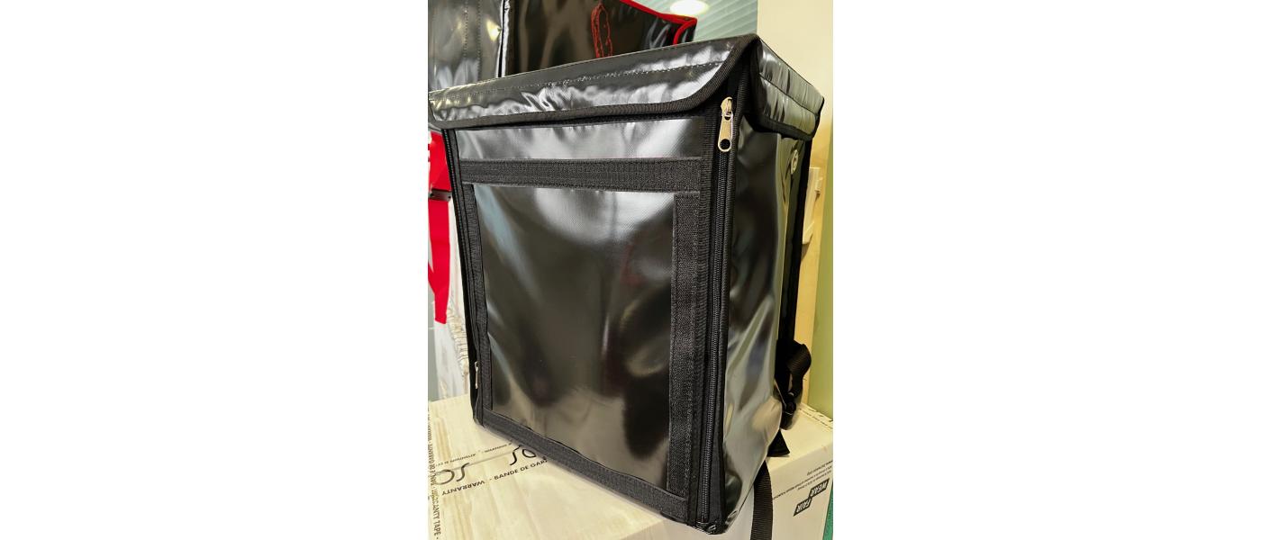 Fabricant de motxilles delivery personalitzades per a repartiment de menjar en esdeveniments - sense logo