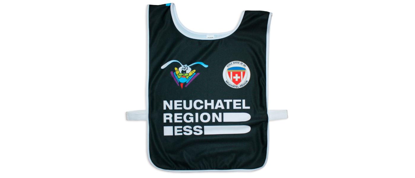 Fabricante de petos de esquí personalizados para Ecole Suisse de Ski