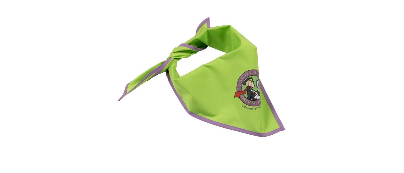 Fabricant de mocadors foulards identificatius personalitzats per a col·legis i excursions - Model 0001