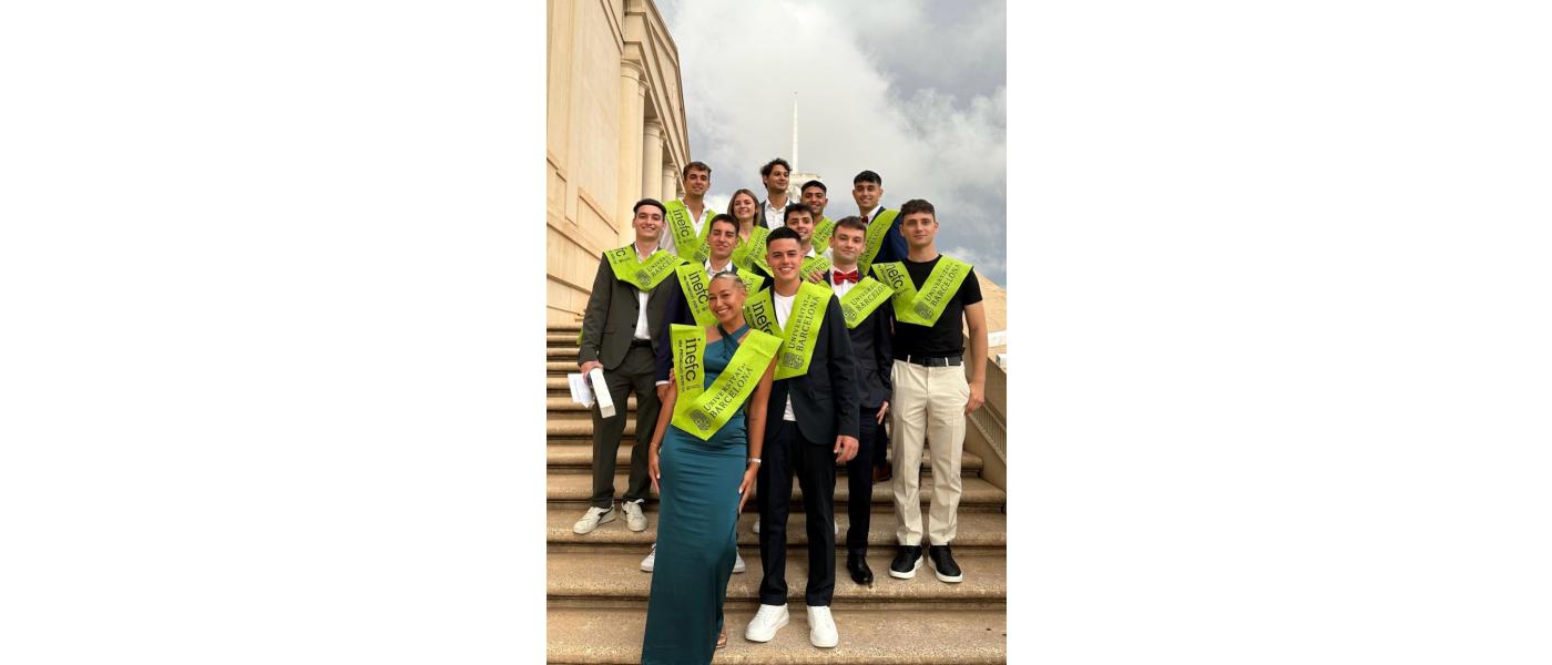 Graduation Band Felt Scholarship pistachio size XL UB INEFC