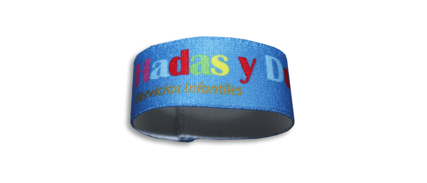 Fabricante pulsera elástica personalizada - escuela infantil hadas